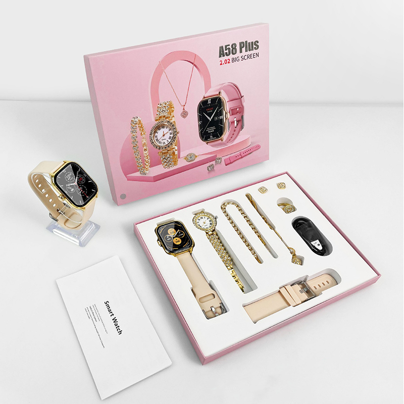 3-11 A58 Plus Smartwatch Bracelet Heart Rate Band Sports Smart Watch For Women - Image 1