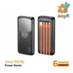 Awei P67K 10000mAh Multiple Output Power Bank 1,100.00৳
