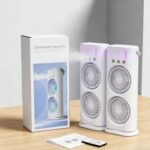 Double-ended Spray Fan (Rechargeable with Humidifier & RGB Light)