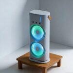 Double-ended Spray Fan (Rechargeable with Humidifier & RGB Light) - Image 2