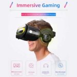 VRPARK J60 Virtual Reality 3D Glasses (Hi-Fi Headphones) - Image 2