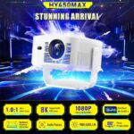 HY450MAX 1080P Android Projector (8K Support)** - Image 3