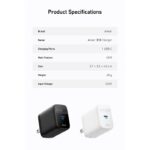 Anker 313 Combo 45W Fast Charger 2.0 for Samsung also PPS/PD/IQ3 Support White - Image 2