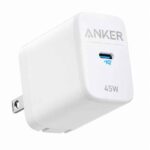 Anker 313 Combo 45W Fast Charger 2.0 for Samsung also PPS/PD/IQ3 Support White