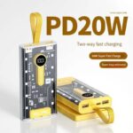 Transparent  Super Fast Charging Power Bank (20,000mAh) - Image 3