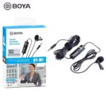 BOYA BY-M1 Lavalier Microphone | Universal Clip Mic for Camera & Smartphone