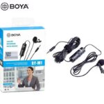 BOYA BY-M1 Lavalier Microphone | Universal Clip Mic for Camera & Smartphone