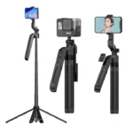 C12 AI Tracking Selfie Stick Tripod 3-in-1 with Auto Face Tracking