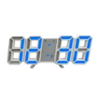3D Large LED Digital Wall Clock with Alarm & Temperature Display (Orginal) - Image 3
